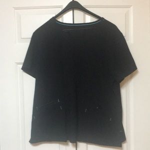 Scrub Star Woman’s Black Scrub Top